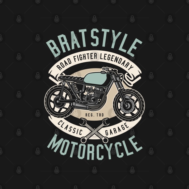 Brat Style Motorcycle by p308nx