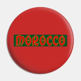 Morocco football fans Pin