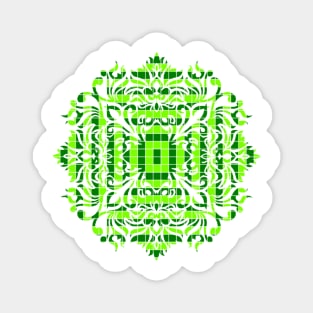 Green artistic design Magnet