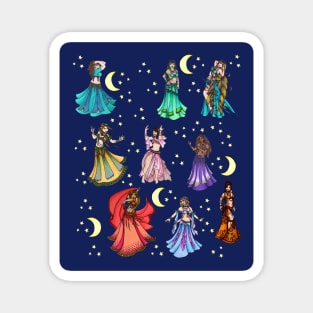 Belly Dancers Magnet