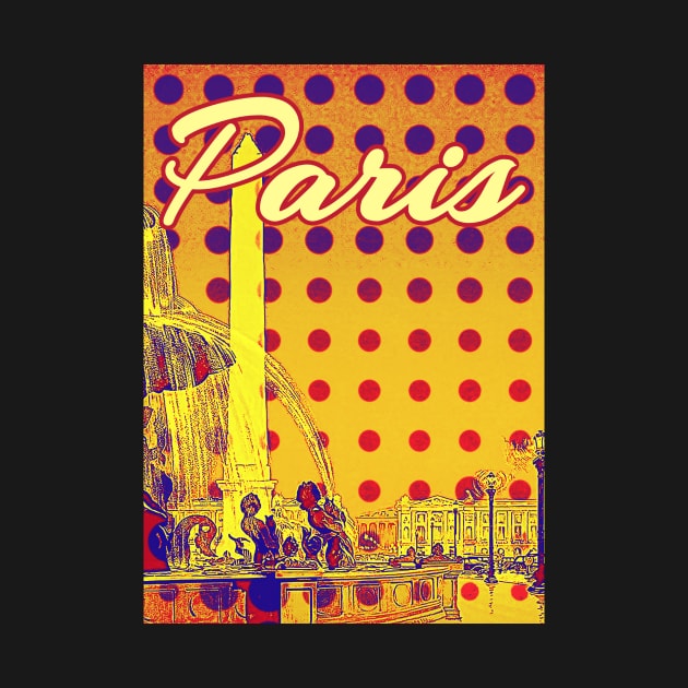 Vintage Paris Travel Poster by Urban_Vintage