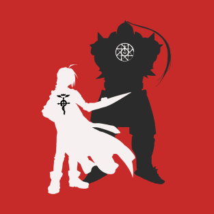 Edward and Aplhonse Elric FullMetal Alchemist T-Shirt