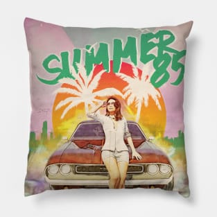 Summer 85 Poster Pillow