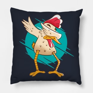 Dabbing Chicken - Funny Cute Animals Pillow