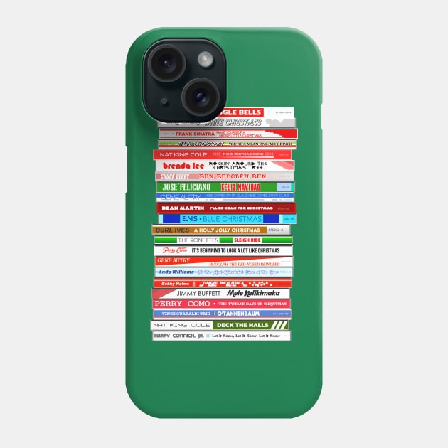 Classic Christmas Songs & Carols CD Stack Phone Case by darklordpug
