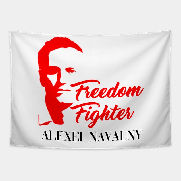 Alexei Navalny Tapestry by Light Up Glow 