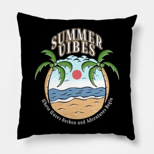 Summer vibes Pillow