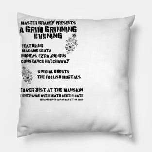 Grim Grinning Evening Pillow