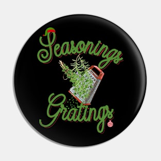 Christmas Seasons Greetings Pin