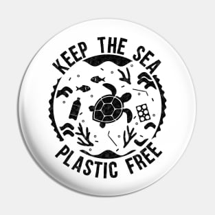 Keep the sea plastic free Pin