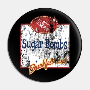 Worn Sugar Bombs Logo Pin