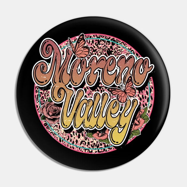 Graphic Proud Moreno Name Flower Birthday 70s 80s 90s Vintage Styles Pin by Gorilla Animal