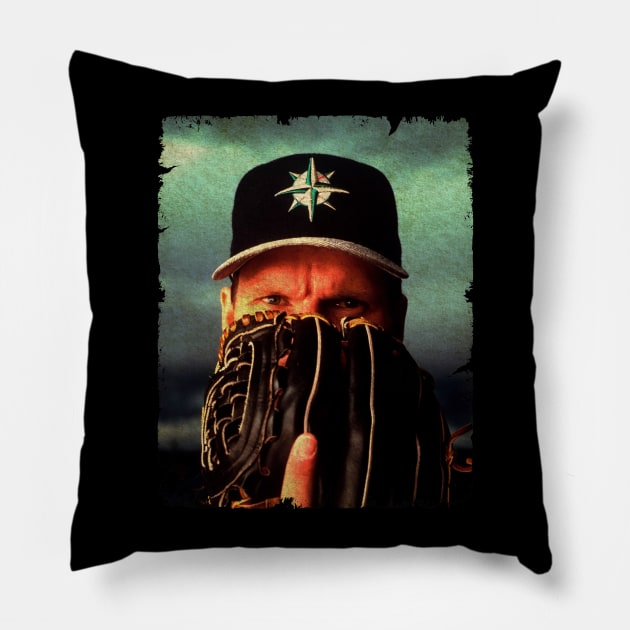 Randy Johnson in Seattle Mariners Pillow by anjaytenan