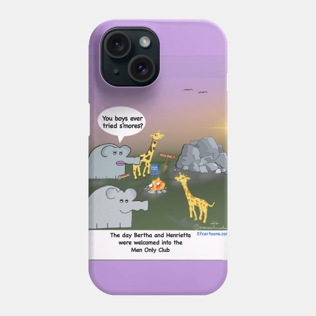 Enormously Funny Cartoons S’mores Phone Case by Enormously Funny Cartoons