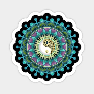 Mandala Circle Geometric Magnet