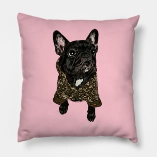 French Bull Dog Fashion Forward Pillow