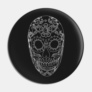 Sugar skull Pin