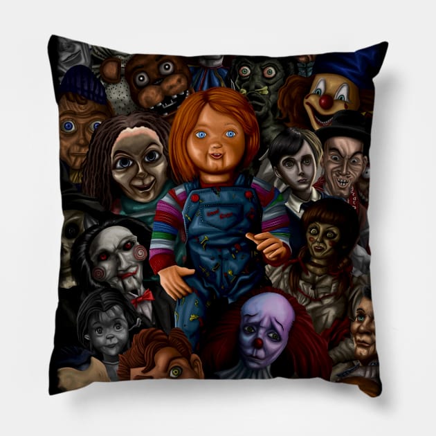 Master of Puppets Pillow by Hvmbertogarza