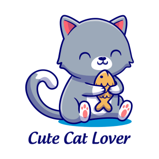 cute cat lover T-Shirt