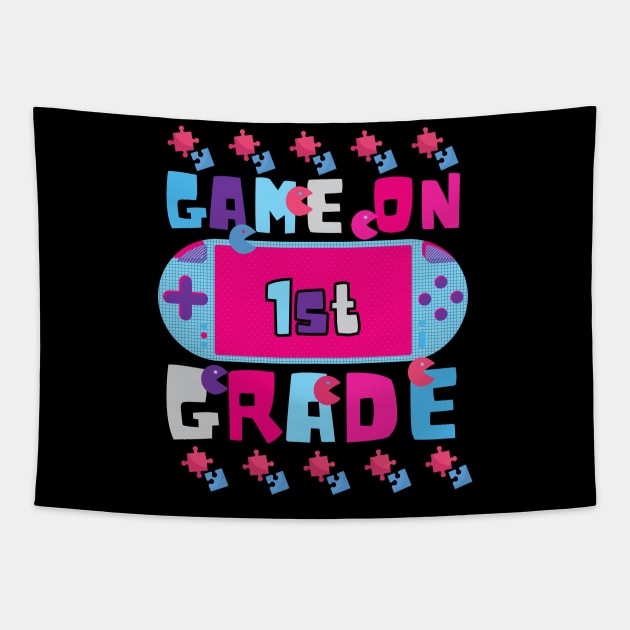 Game On 1st Grade Tapestry by Trandkeraka