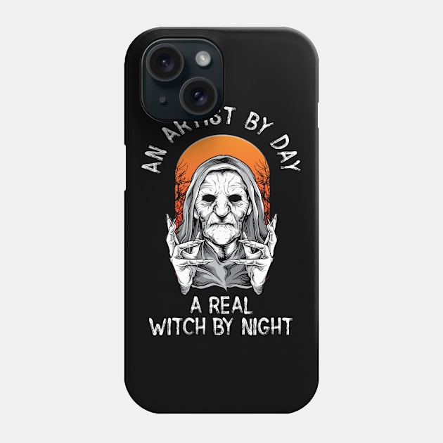 Women's Real Witch Halloween Phone Case by pa2rok