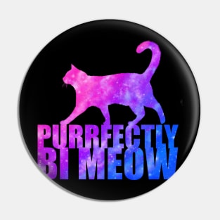 Purrfectly Bi Meow Pin