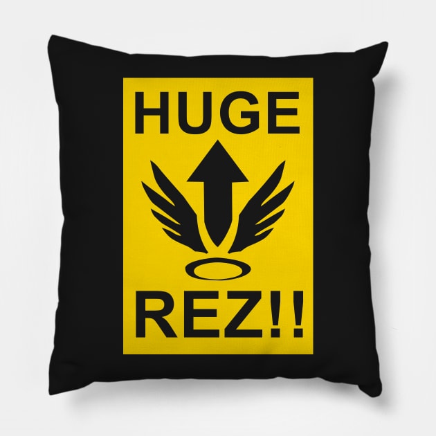 Mercy´s Rez!! Pillow by JamesCMarshall