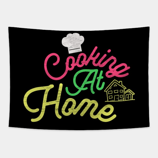 Cooking At Home Tapestry by FIFTY CLOTH