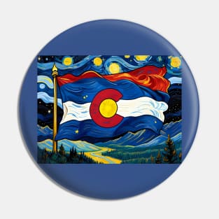 Colorado State Flag Pin