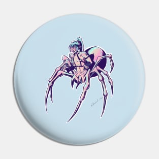 Neon Arachne Pin