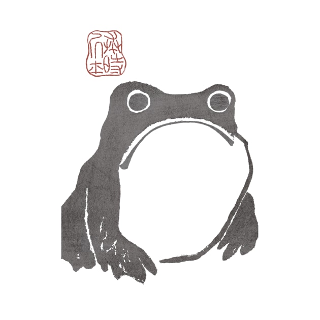 Grumpy Frog Grey - Matsumoto Hoji by nphindenberg