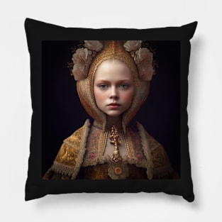 Living Dolls of Ambiguous Royal Descent Pillow