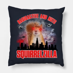 Squirrelzilla Pillow