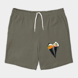 Illustrated Sushi Handroll Shorts