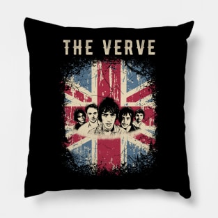 Vintage Distressed The Verve Pillow