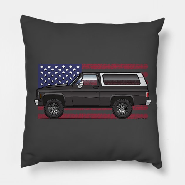 black blazer Pillow by JRCustoms44