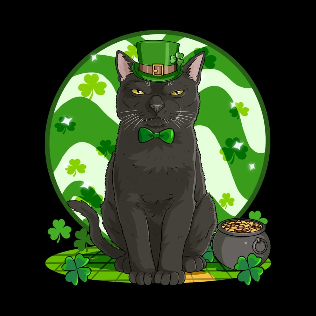 Bombay Cat St. Patricks Day Irish Leprechaun by Noseking