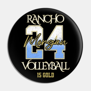 Morgan #24 Rancho VB (15 Gold) - Black Pin