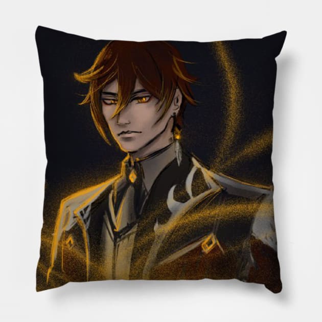 Zhongli Pillow by MalinArt