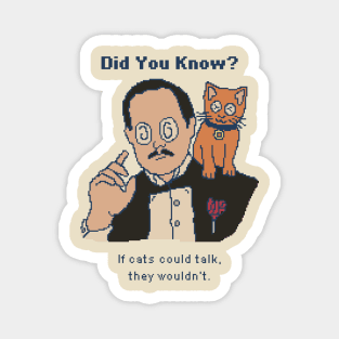 Don Corleone's CatFather - 8Bit Pixel Art Magnet