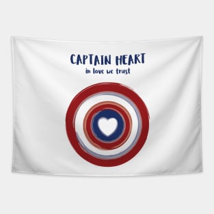 Captain heart - in love we trust Tapestry