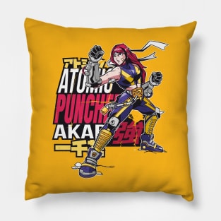 Anime Warrior Girl Pillow