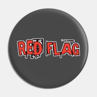 Red flag Pin