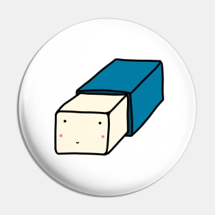 Cute white and Blue eraser Pin