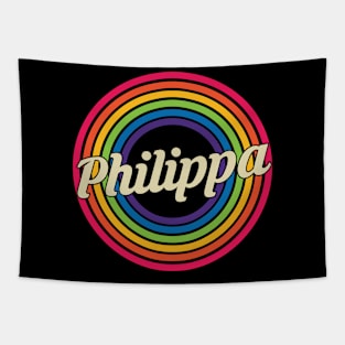 Philippa - Retro Rainbow Style Tapestry