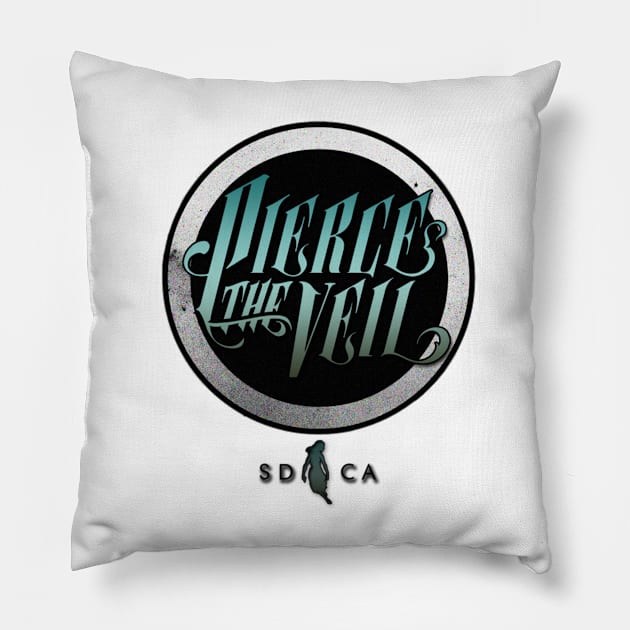 Pierce The Veil Pillow by ProjectDogStudio