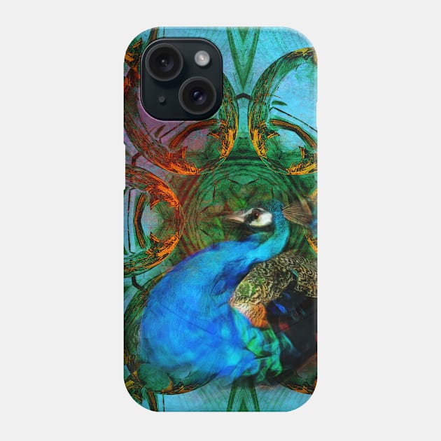 The Universe of the Peacock Phone Case by hereswendy