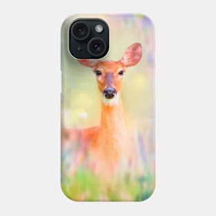 Summer Meadow Deer Phone Case