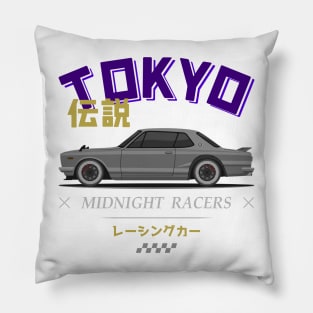 Tuner Silver Hakosuka JDM Pillow