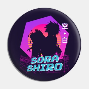 Shora Shiro - Vaporwave Pin